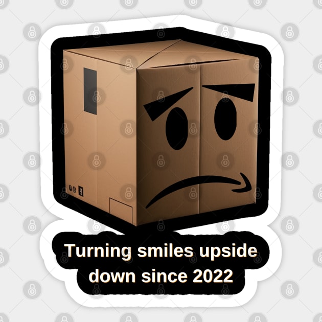 Turn those smiles upside down! Sticker by AI-datamancer